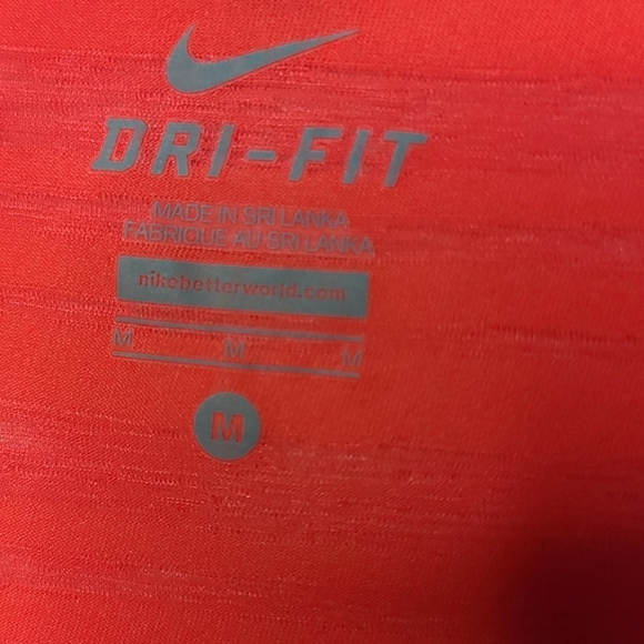 Nike dri -fit neon razorback tank top sz Medium - Picture 4 of 5